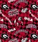 Licensed NCAA University of Georgia Check Allover Cotton Fabric by the Yard